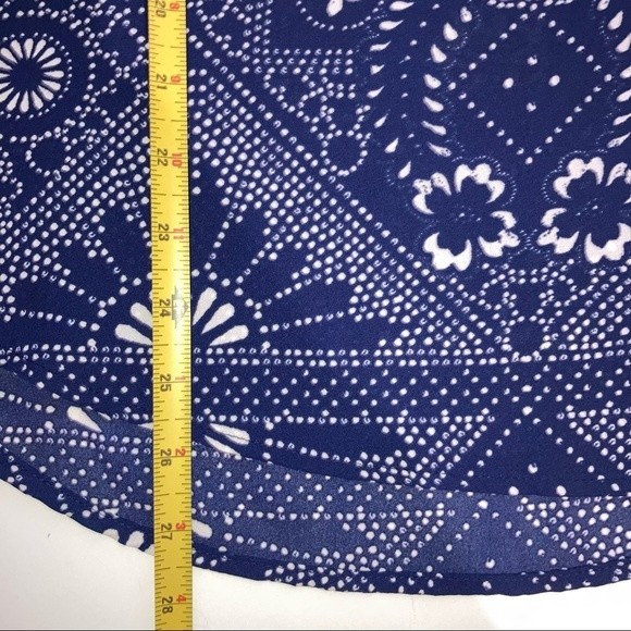 Rewind Boho Blue Blouse Top Size XL - Picture 5 of 5